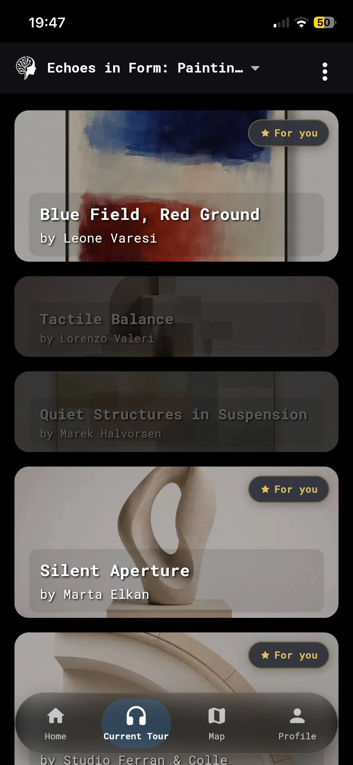 MuseMind visitor experience - step 3